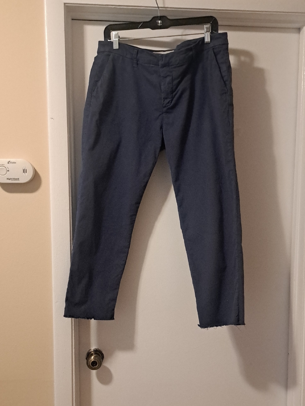 Frank & Eileen  Wicklow Vintage Navy Italuan Cotton  Chino Pants Sz12